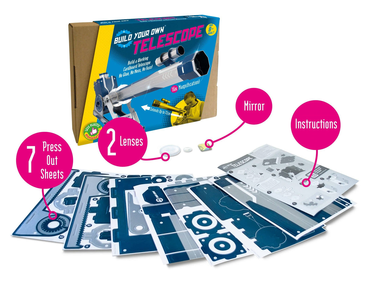 Build Your Own Telescope - Eco-Friendly Cardboard Craft Kit