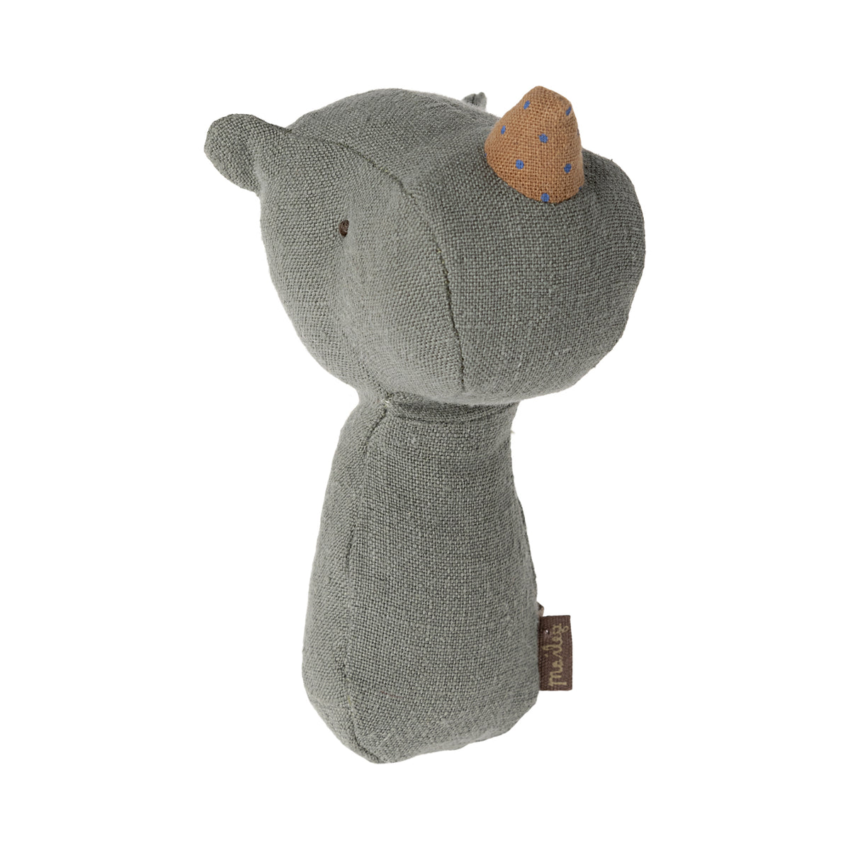 Maileg Lullaby friends, Rhino rattle - Pine