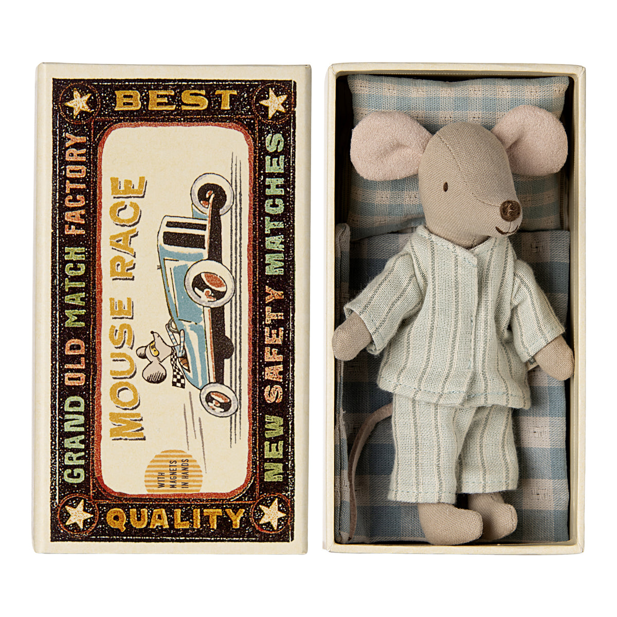 Maileg Big Brother Mouse in Matchbox