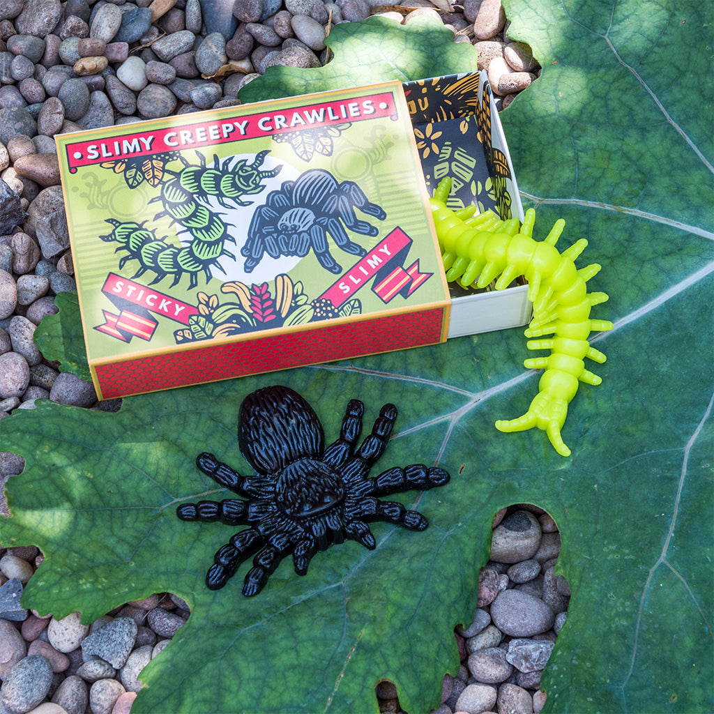 Slimy creepy crawlies in a box