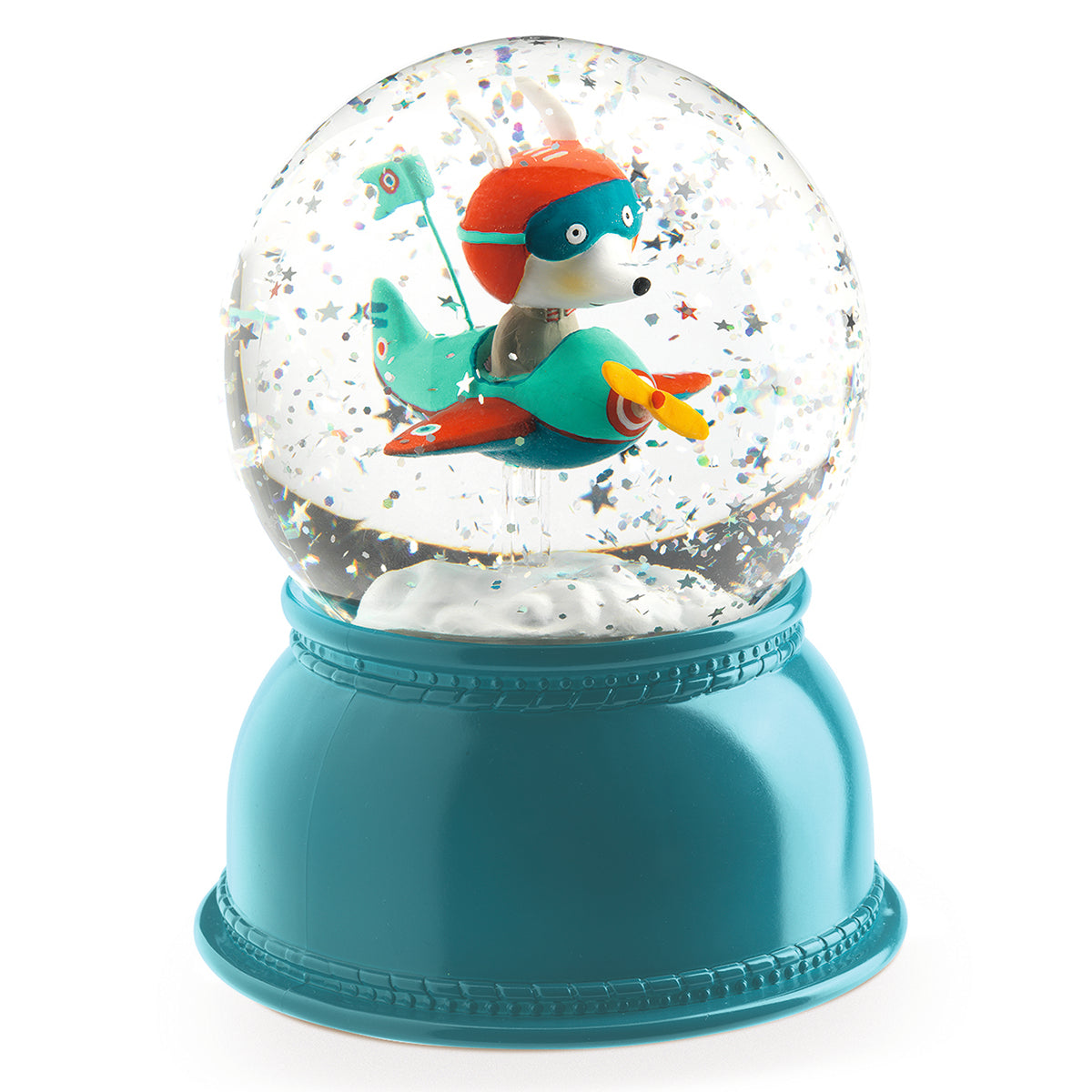 Snowglobe Night Light - Airplane by Djeco