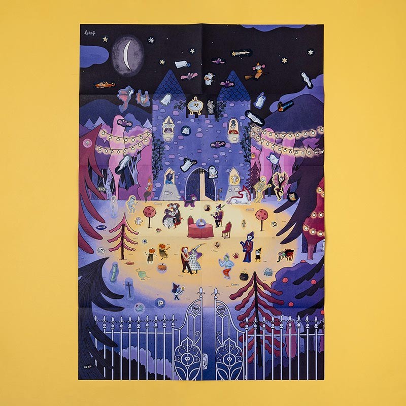 Londji Enchanted Castle Poster and Stickers