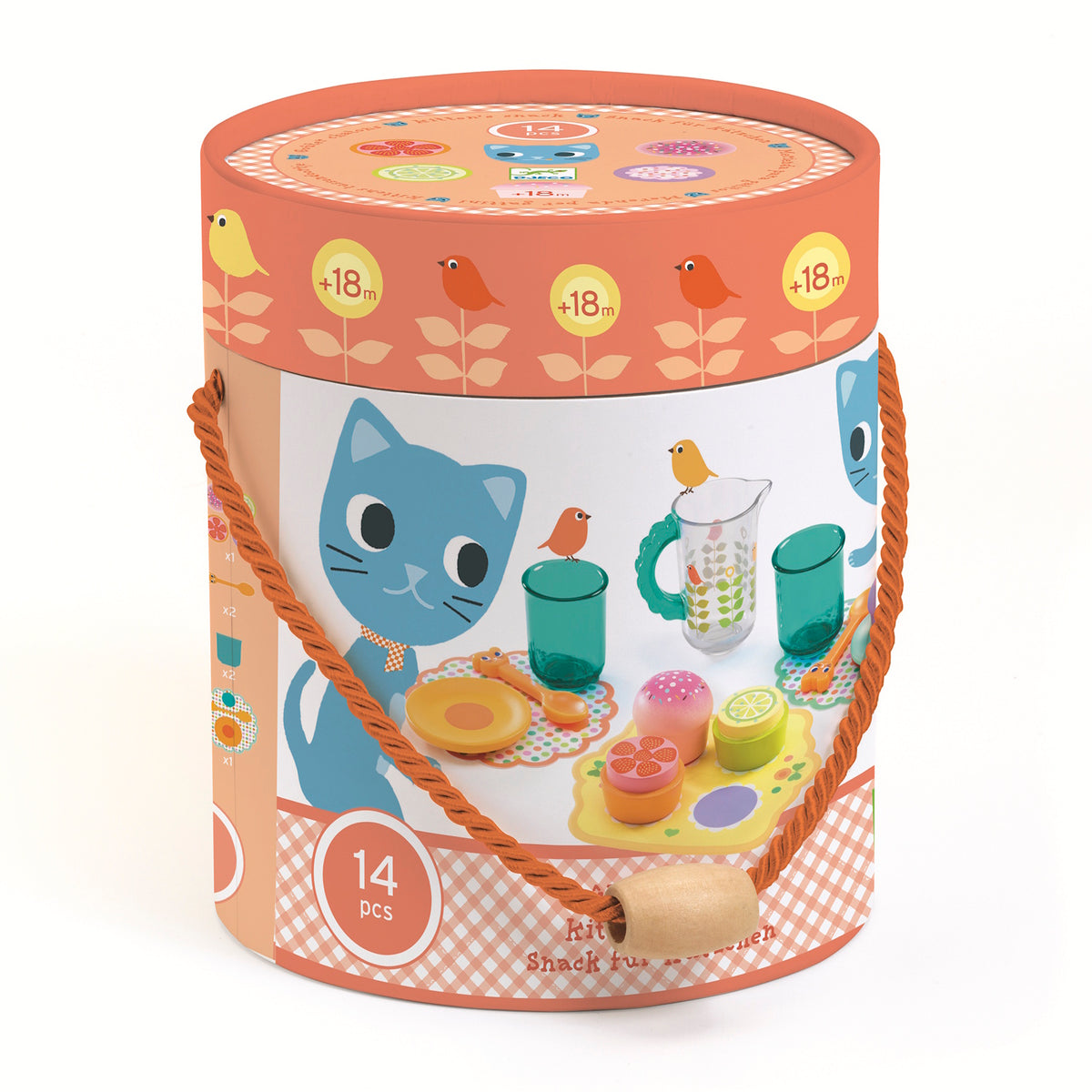 All items are conveniently stored in a practical play bucket, making it easy to transport and tidy up after playtime.