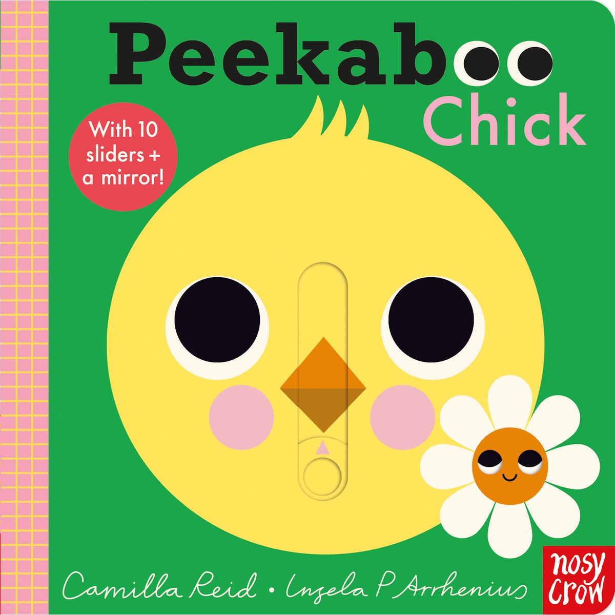 A delightful book for young children, featuring an adorable chick and hidden surprises under each flap, perfect for early interactive reading and exploration.