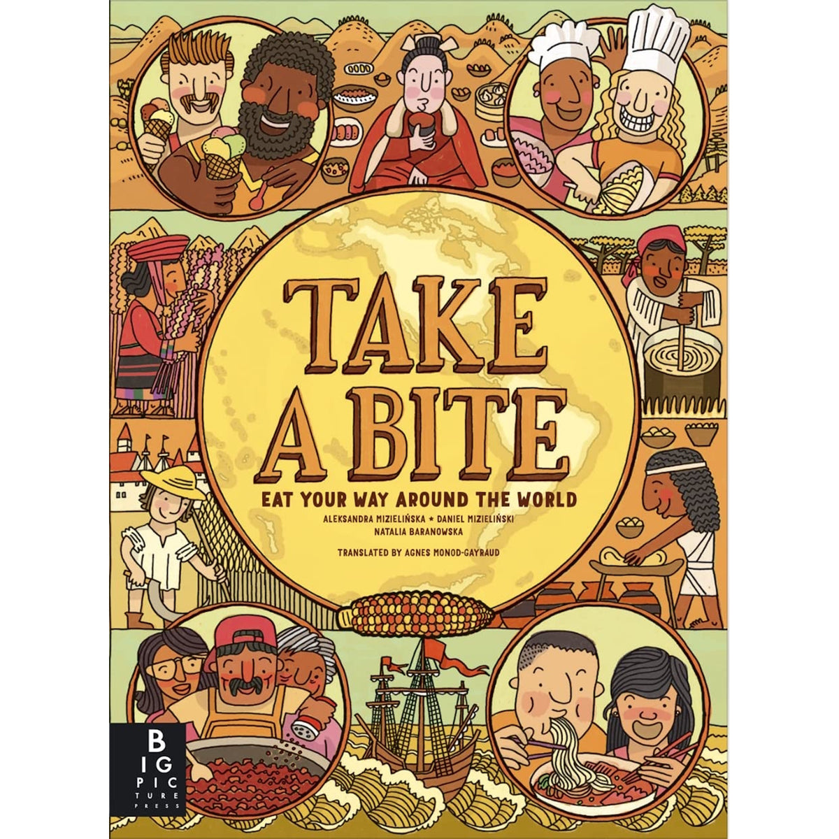 A colorful and engaging book that takes readers on a global culinary adventure, exploring unique foods, flavors, and dining traditions from various countries.
