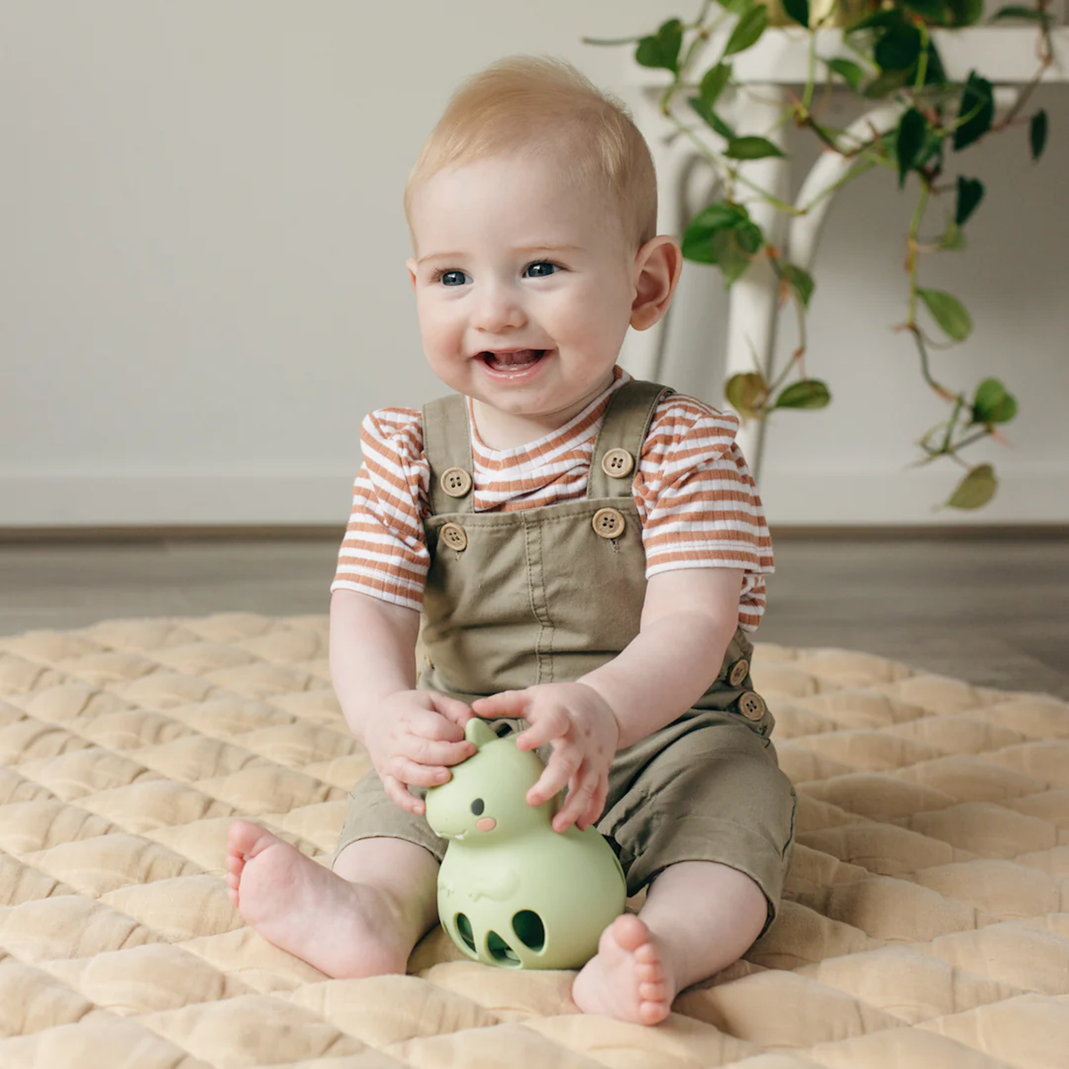 Tiger Tribe Silicone Rattle - Dino