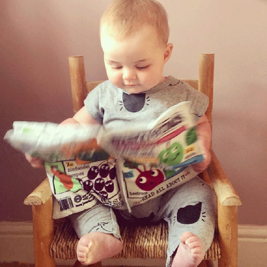 Crinkly Cloth Baby Newspaper