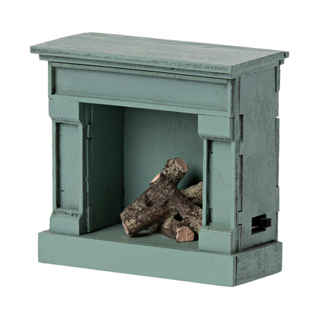 Fireplace, Mouse - Blue