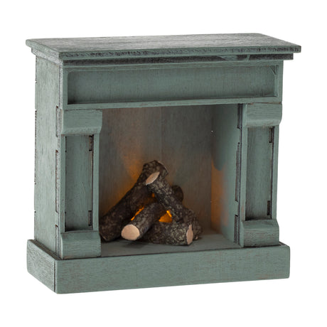 Fireplace, Mouse - Blue