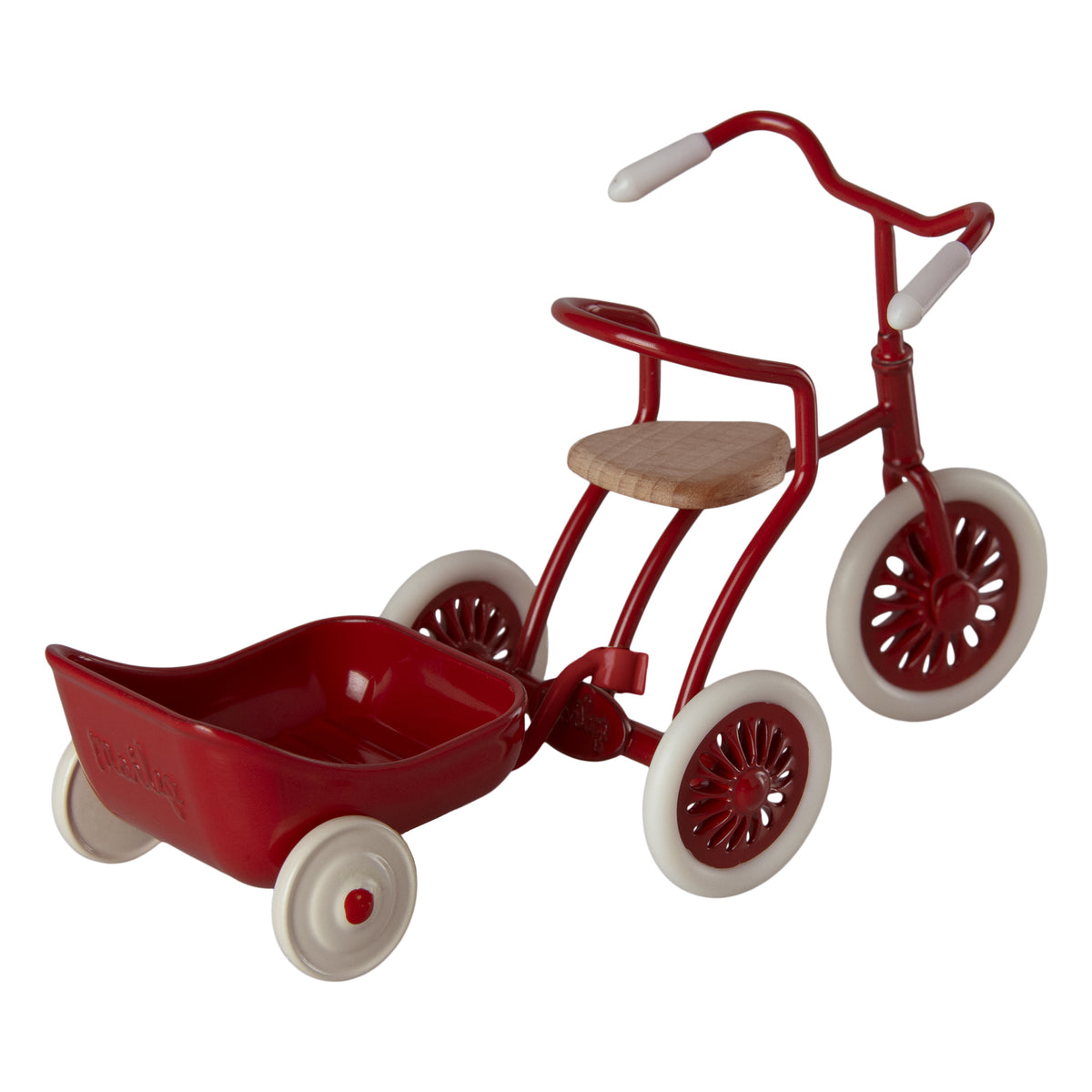 Maileg Tricycle hanger, Mouse - Red
