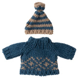 Maileg Dad Mouse Knitted sweater and Hat
