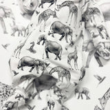Baby Cotton Onesie – Safari Animal Print