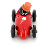 Renee The Penguin in their Car