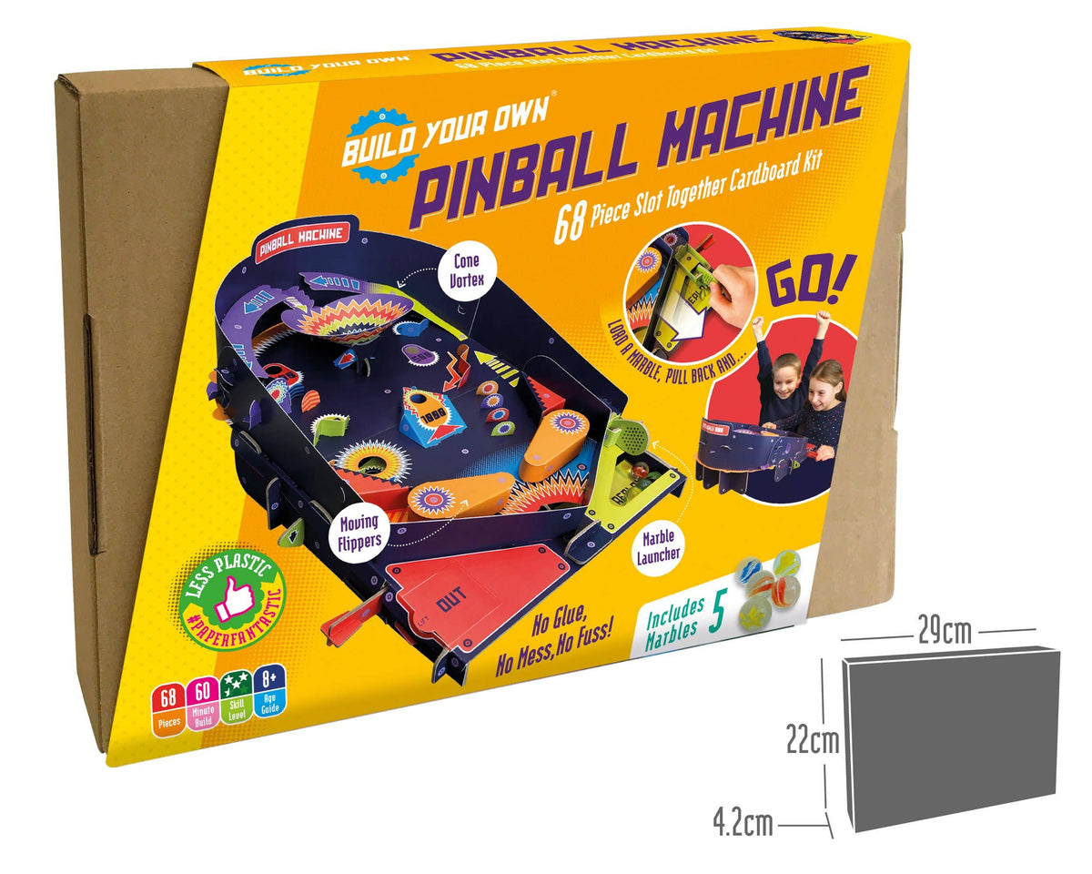 Build Your Own Pinball Machine - Eco-Friendly Craft Kit