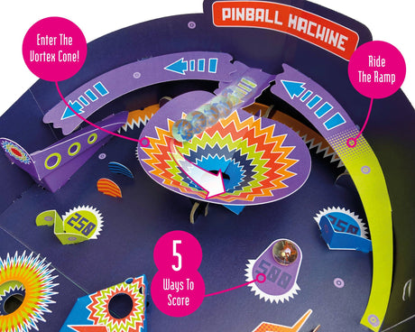 Build Your Own Pinball Machine - Eco-Friendly Craft Kit