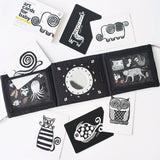 Baby Tummy Time Gallery Gift Set with Contrast Flash Cards