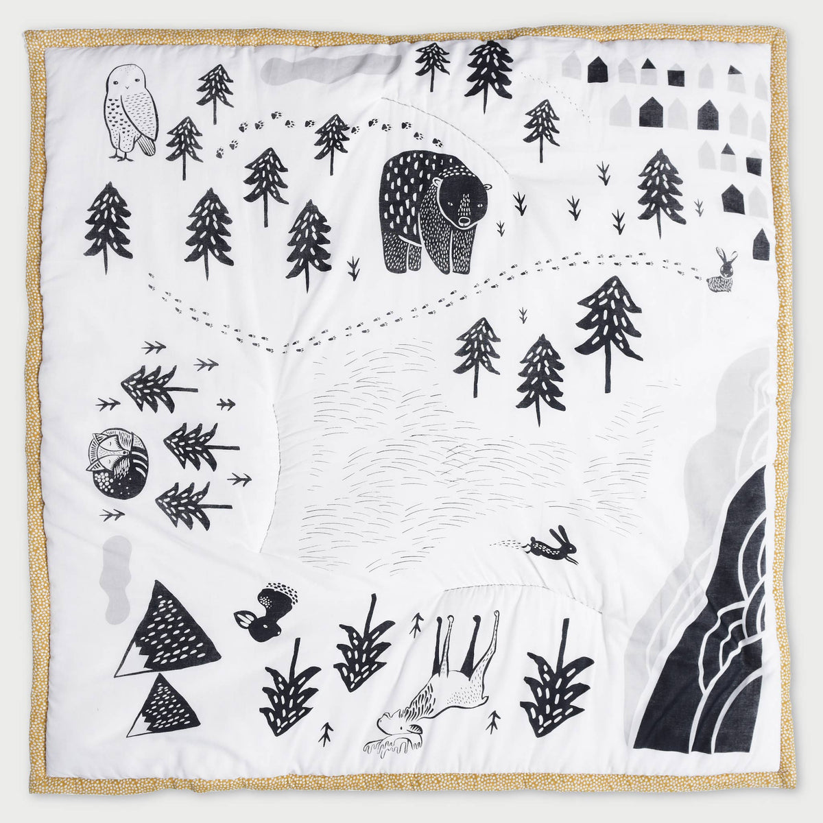 Explore Playmat - Quilted Tummy Time Floor Mat for Baby
