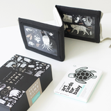 Baby Tummy Time Gallery Gift Set with Contrast Flash Cards