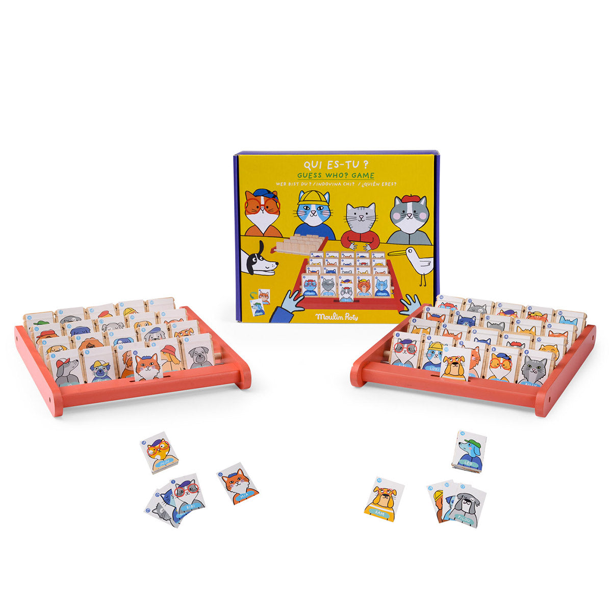 Moulin Roty Guess Who Dogs & Cats Game