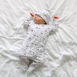 Baby Cotton Onesie – Milk Bottle Print