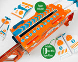 Build Your Own Paper Plane Launcher - Eco-Friendly Craft Kit