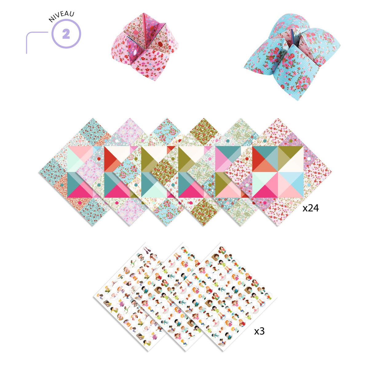 Djeco Origami - Flower Playground Game