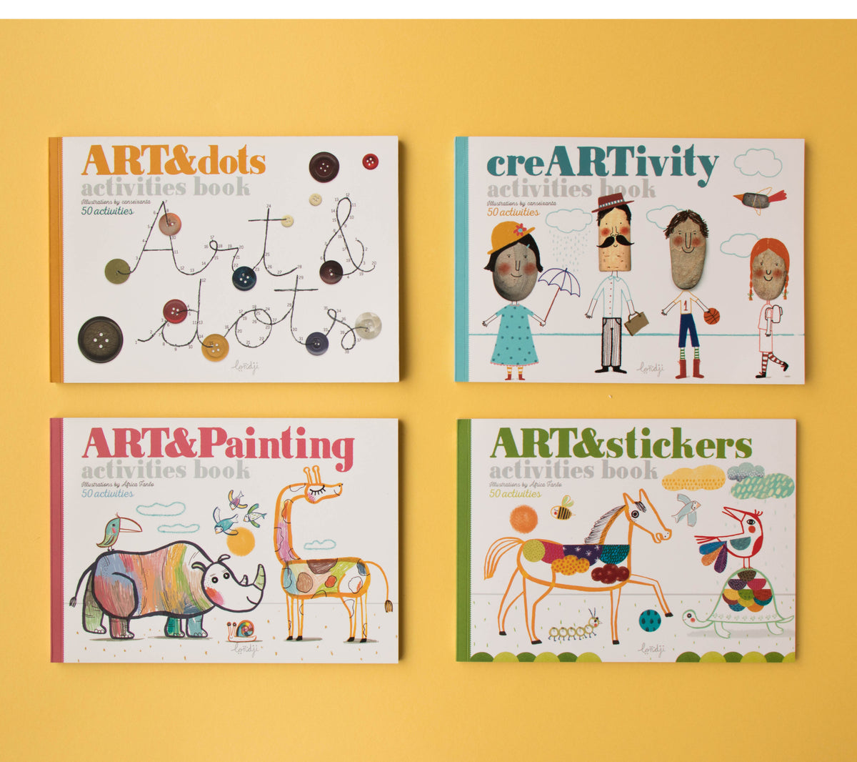 Art & Dots Activities Book by Londji