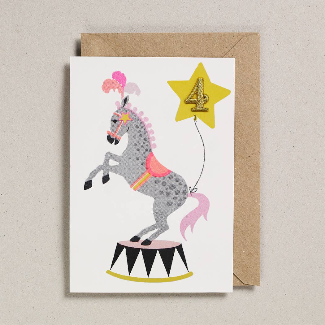 Confetti Pets Card Age 4 - Horse
