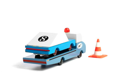 Jane's Tow Truck - Wooden Diecast Toy Car Candylab