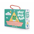 "Boat Bath Book: Captain Frog" box featuring a frog sailor in a boat cutout with a red handle.
