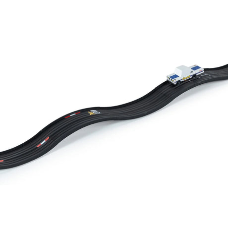 Candylab Roadworks Hop expansion pack featuring a toy car on a wavy black track over a clean white background.