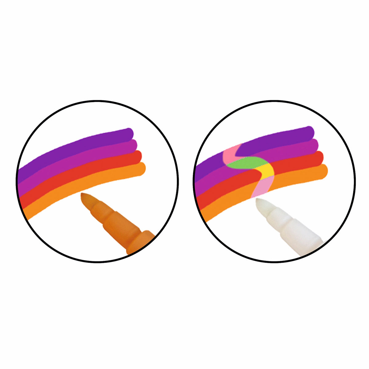 Djeco Colours - 10 Magic Felt Tips