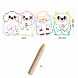 *Wonky* Djeco First Colouring - Pets