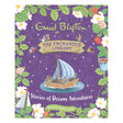 Book cover for "The Enchanted Library: Stories of Dreamy Adventures" showing fairies on a sailboat.