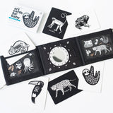 Baby Tummy Time Gallery Gift Set with Contrast Flash Cards