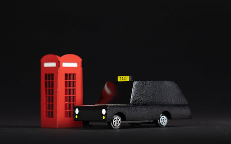*Wonky* Candycar - London Taxi - Wooden Diecast Toy Car Candylab