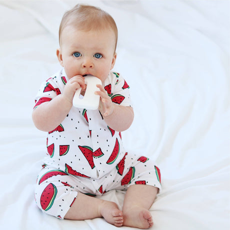 Silicone Baby Teether – Milk Bottle Shape
