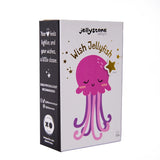 Jellystone Designs Wish Jellyfish product box featuring a cute pink jellyfish illustration and gold stars.