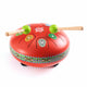 Red Metal Tongue Drum - 8 Notes