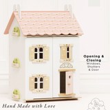 Roseheart Wooden Dolls House & Furniture