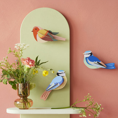 Studio Roof Garden Birds - Robins