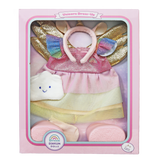 Unicorn Dress-Up outfit set for Dream Dinkum Dolls in its original pink packaging.