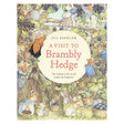 Cover of "A Visit to Brambly Hedge" by Jill Barklem. Illustrations of mice in a hedgerow, gathering blackberries, with a whimsical and cozy tone.