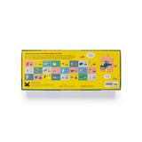 Back of Who Did This Poo? Jigsaw Puzzle box showing animal facts, illustrated puzzle pieces, and product specifications.