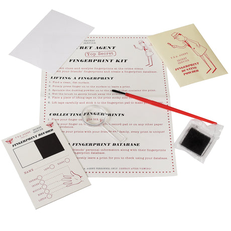 Secret Agent Finger Print Kit